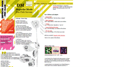 Desktop Screenshot of depechemode.gipoco.com